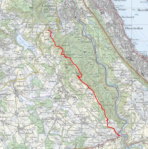 albis_sihlbrugg.jpg - Albispass - Sihlbrugg / 10 km - 2h45
