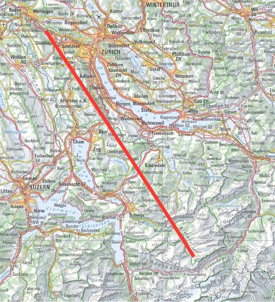 albisroute.jpg - Von Spreitenbach ins  Muotathal