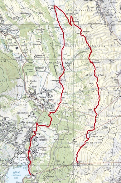 oberberg.jpg - Valbella - Usserberg - Oberberg - Scharmoin ; 12.5 km ; 3h45