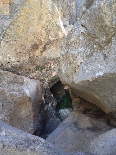 IMG_4419.jpg - Die erste kritische Kletterstelle