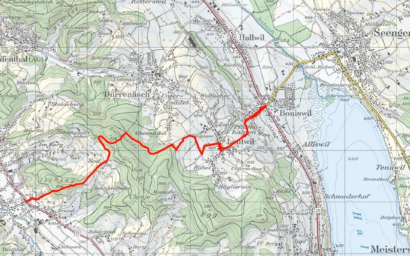 boniswil_oberkulm.jpg - Boniswil - Leutwil - Oberkulm ; 9 km  - 2h30 ; 30. M�rz 2014