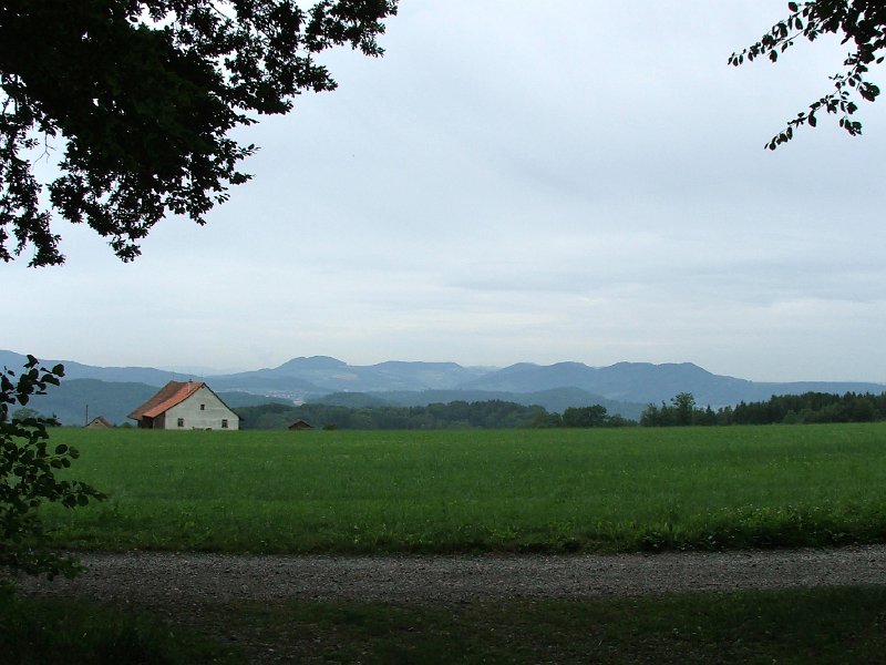 DSCF4422.jpg - Schwobeberg, Blick auf die Jurakette; ganz rechts unser Tagesziel