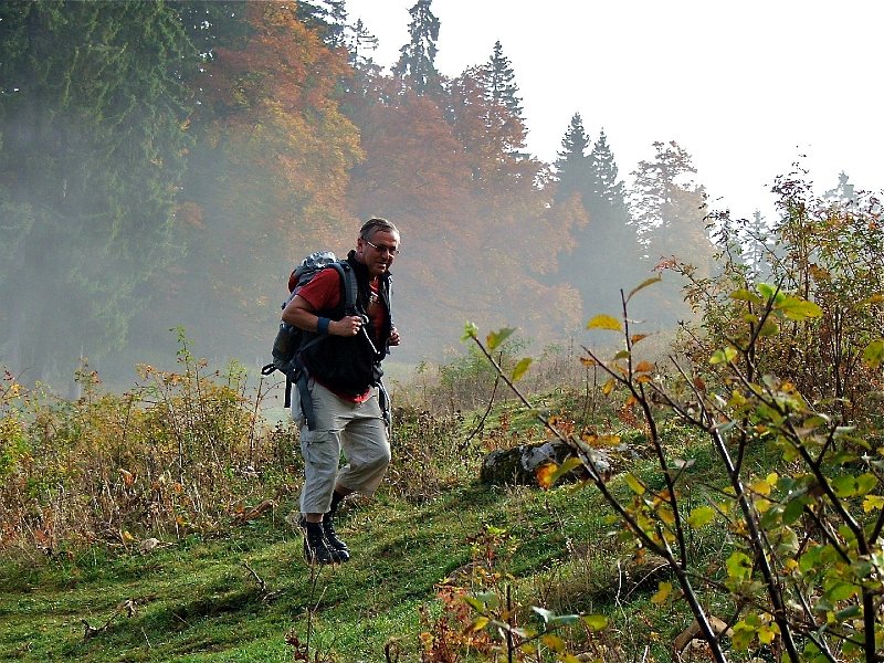 DSCF4842.jpg - ...und immer bergauf �ber Wiesen in Richtung la D�le